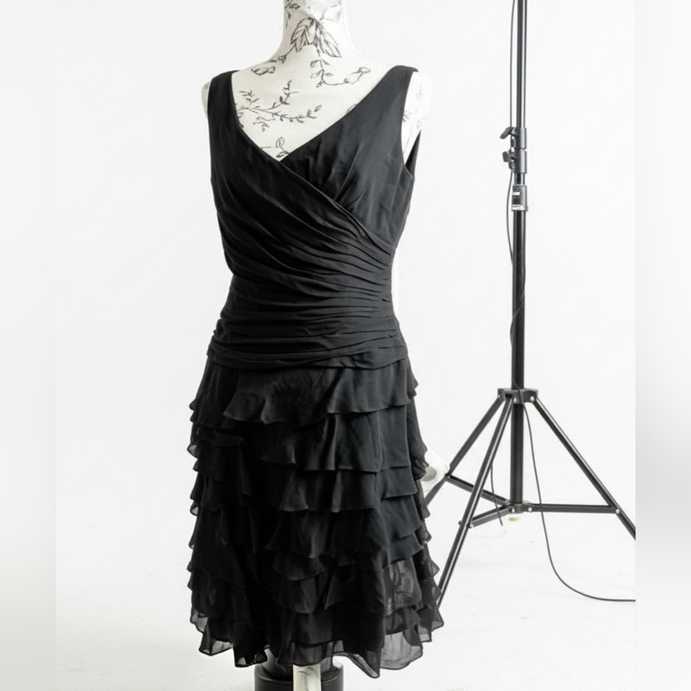 Little Black Zip Back Dress
